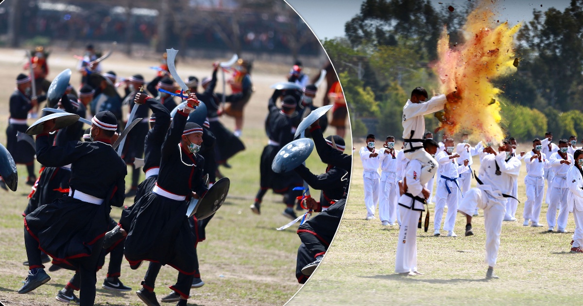 सेना दिवसमा महाशिवरात्रि बढाइँ र शिवताण्डव नृत्य [तस्वीरहरू]